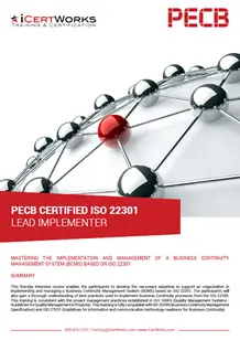 ISO 22301 Lead Implementer Training-Brochure