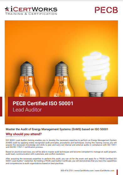 ISO 50001 Energy Management System Lead Auditor Training-Brochure