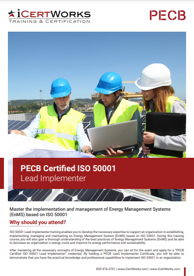 ISO 50001 Energy Management System Lead Implementer Training-Brochure